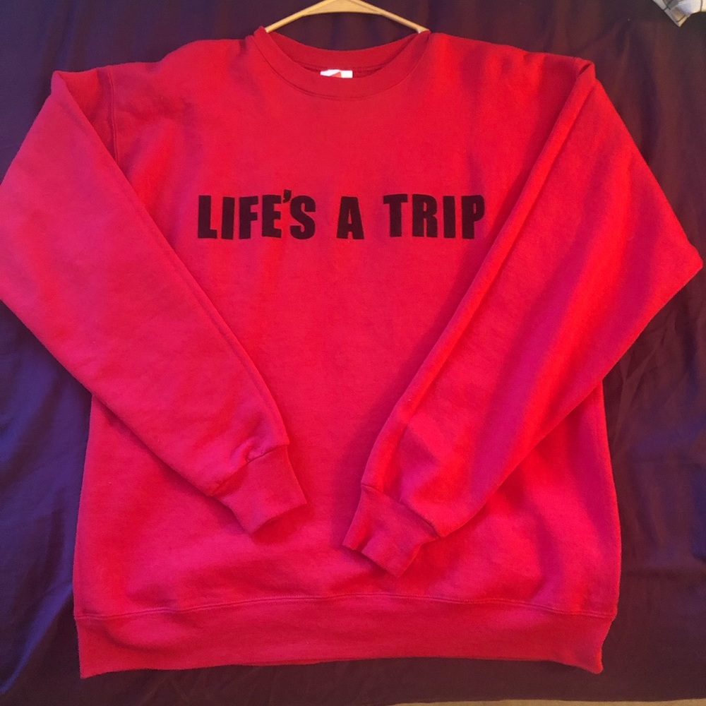 Red Crewneck Sweatshirt
